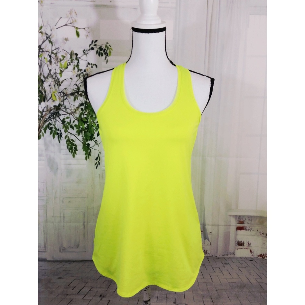 Fabletics activewear racerback tank top S green